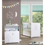 Baby Price Chambre bébé duo lit et commode à langer TEDDY
