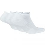 Nike Chaussettes de training invisibles Everyday Cushioned (3 paires) - Blanc - Taille S - Unisex
