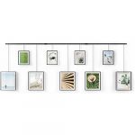 Umbra Jeu de 9 cadres photos avec suspension EXHIBIT