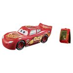 Mattel Cars 3 - V&eacute;hicule Flash Mc Queen avec bracelet de pilotage