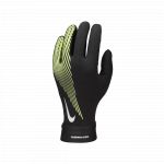 Nike Gants De Joueur Academy Therma-fit Winter Warrior - Noir/jaune Fluo Enfant, pointure Large - ['Noir'] - Taille Large
