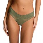 Morgan Shorty en dentelle vert kaki femme - Taille 42