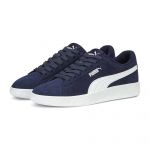 Puma Unisex Kids' Fashion Shoes SMASH 3.0 SD JR Trainers & Sneakers NAVY WHITE, 36