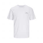 Jack & Jones Tee Shirt Blanc Aloha Coton Homme