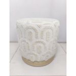 Pouf Copas blanc