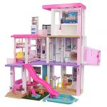 Mattel Coffret maison de rêve, 3 niveaux, lumières et sons et + de 75 accessoires - Accessoire Poupée Mannequin - Dès 3 ans