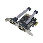 Logilink PC0031 - Carte 2 ports série RS232 externes PCI-E