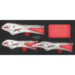 KS Tools Module de pinces étaux GRIPfix Xtreme, 3 pièces