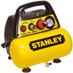 Stanley Compresseur Dn 200/8/6 sans huile Coaxial 6L 8 bar 1,5CV avec Nanom&egrave;tre