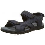 Geox Uomo Strada D, Sandales Bride Cheville Homme, Bleu (Navy/DK Grey), 41 EU