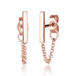 Elli Geo Base Tendance 925 Argent Plaqué or Rosé