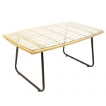 The home deco factory Table Basse Design "Surabaya" 95cm Naturel