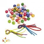 Goki 60945 - 44 perles en bois