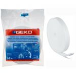 Geko Joint Mousse Adh&eacute;sif Calfeutrage Profil I 2x5 Blanc Sachet Accrochable - Isolation portes et fen&ecirc;tres