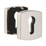 Vachette PAIRE DE ROSACE MUZE CLE I 6425 CHROME VELOURS -