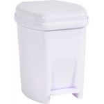 Eda Plastiques Poubelle plastique Eda - 6 l - Blanc