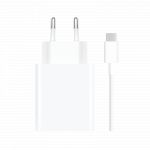 Xiaomi Mi Travel Charger Combo Set with USB-A to Type-C Charging Cable 1m, 33W White EU BHR6039EU