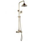Rousseau Colonne de douche avec robinet mélangeur Retro - Vieux-bronze