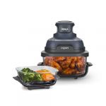 Ninja Friteuse sans huile portable - CRISPI - Récipients 14L et 38L - 4 programmes prédéfinis - 1700W - Bleu