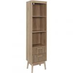 The Home Deco Factory - Colonne en bois 2 tiroirs Klaus