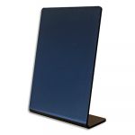 Deflecto Ardoise inclinée en L - acrylique - epaisseur 2 mm - format A5 - noir