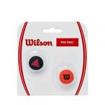 Wilson Pro Feel Clash Antivibrateur Pack De 2 Unit&eacute;s - Noir, Rouge
