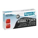 Rapid 24858100 - Agrafes 24/6 mm Ultra fort/antirouille - Lot de 1000