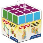 Geomag Magicube Coffret de 27 Cubes, MAB13, Bleu Vert Orange Rouge Jaune 00128