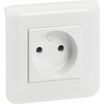 Legrand Prise de courant Mosaic sans terre - Complet - Blanc