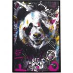 The home deco factory Tableau décoratif Animal coloré 60 x 90 cm Panda