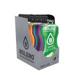 Bolero Boissons MIX STICKS 24x3g I boisson rafraîchissante en poudre sans sucre édulcorée à la stévia | pour diabétiques et sportifs | boisson hypocalorique à la vitamine C