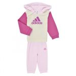Adidas Ensemble sportswear Essentials Colorblock Enfants - Ivory / Semi Lucid Fuchsia / Clear Pink, Ivory / Semi Lucid Fuchsia / Clear Pink - Taille 12-18M