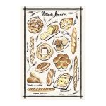 Winkler Torchon pains de france en coton ecru 48 x 72