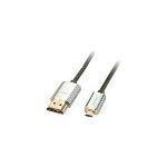 Lindy 41682 - Câble HDMI Slim High Speed avec Ethernet CROMO type A/D 2m