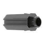 Cyclingcolors Embout de tube de volet roulant octogonal fenêtre sortie plastique, pour tube octogonal de 60 mm sortie pour roulement Ø 28 mm ou crabot de 27 mm