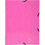 Exacompta 54894E - Classeur IDERAMA, 2 anneaux 15mm, carte lustrée pelliculée, rose