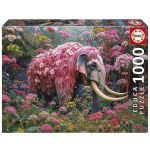 Educa Puzzle 1000 pièces : ÉLÉPHANT FLEURI