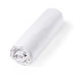 Drap housse en Percale de coton bonnet 30 cm 160x200 cm Blanc