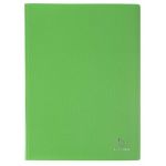 Exacompta 8833E Porte vues Opak en polypropylene mat et opaque avec pochettes int&eacute;rieures lisse haute transparence 30 pochettes et 60 vues. Format A4. Couleur de couverture Vert clair
