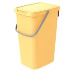 Poubelle de tri 20l Keden Systema Q jaune clair