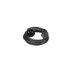 Silver electronics Schuko Electric Extension 4,8mm 3m 16A BLACK - SILVER