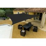Werkapro Voile d'ombrage grise en polyester rectangulaire