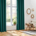 Rideau occultant isolant (140 x 260 cm) Isa Bleu canard