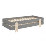 Lit Enfant en Bois "Modulo Arrow II" 90x200cm Gris Prix