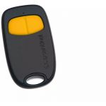 Scs sentinel AAM0130, T&eacute;l&eacute;commande de Portail 2 Canaux avec Code Secret Tournant, Fr&eacute;quence d'&Eacute;mission 433,92 MHz, 1 Pile Lithium CR2032, SimplyControl, Jaune