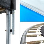 Kangui Trampoline rond &Oslash;180cm avec filet de s&eacute;curit&eacute; - RALLI 180