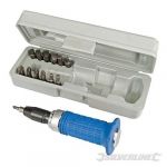 Silverline coffret 14 pièces tournevis à chocs à poignée caoutchoutée 375291