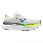 Mizuno Wave Sky 9 Chaussure de running sans stabilisateurs Hommes-blanc, bleu, Pointure 44