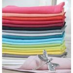 Homemaison Serviette de table NEW YORK - Couleur - Jaune, Taille - 40x40