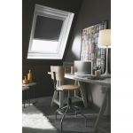 Madeco Store enrouleur occultant de toit gris anthracite VELUX M04 - L78cm x H98cm